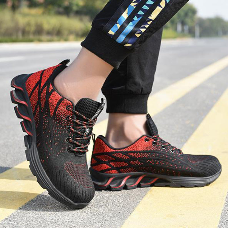 Men Sneakers Indestructible Steel Toe Work Shoes Comfortable Puncture Proof Shoes