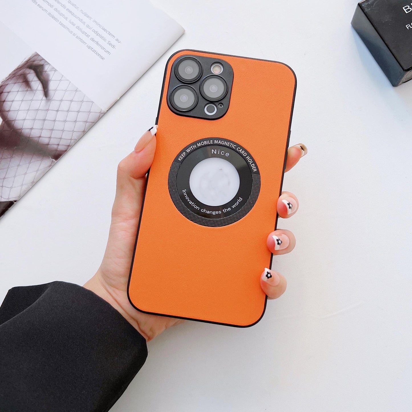 Magnetic Lens Full Wrap Phone Case