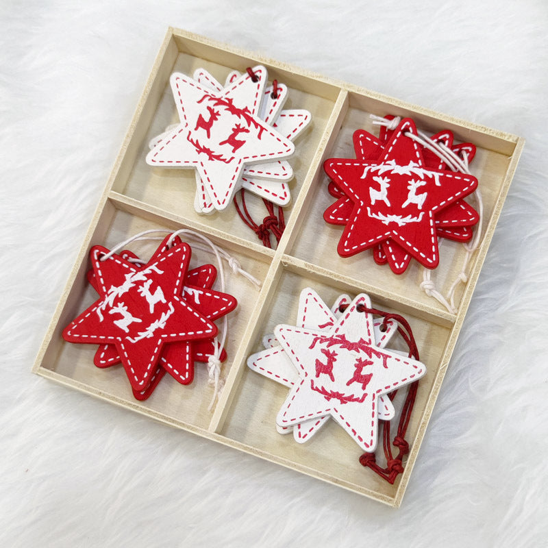 Creative Wooden Christmas Gifts Interior Decorations