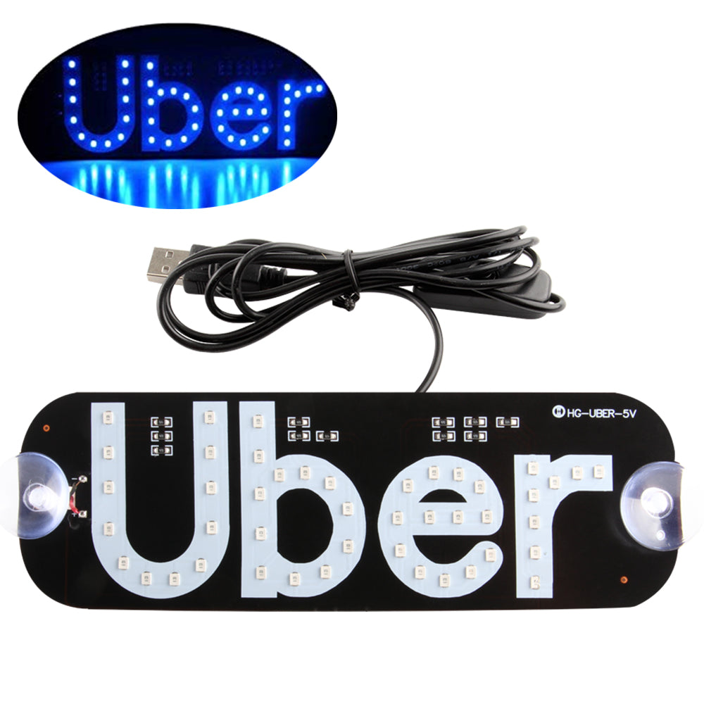 Car LED Indicator Light With  Cigarette Lighter Instrument Light Taxi Uber TAXI Empty Car