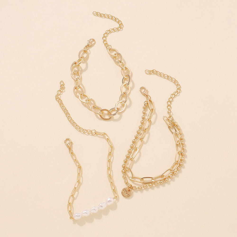 This is a Geometric Pearl Retro Jewelry