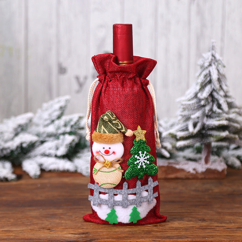 Christmas Decorations Wine Bottle Socks