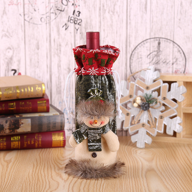 Christmas Decorations Wine Bottle Socks