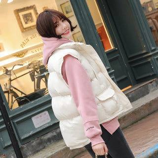 Short Style Cotton Jacket Loose Medium  Length All-Match Jacket