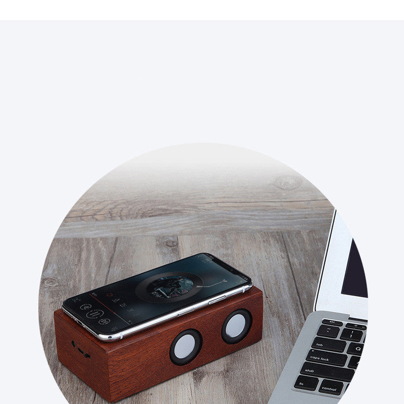 Black technology retro bluetooth speaker