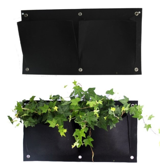 This is a Wall Garden Hanging Planting Bags