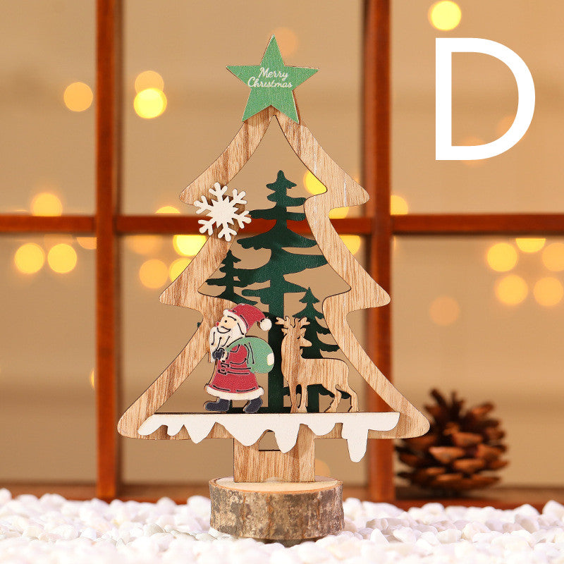 Christmas Day Wooden Bar Decoration