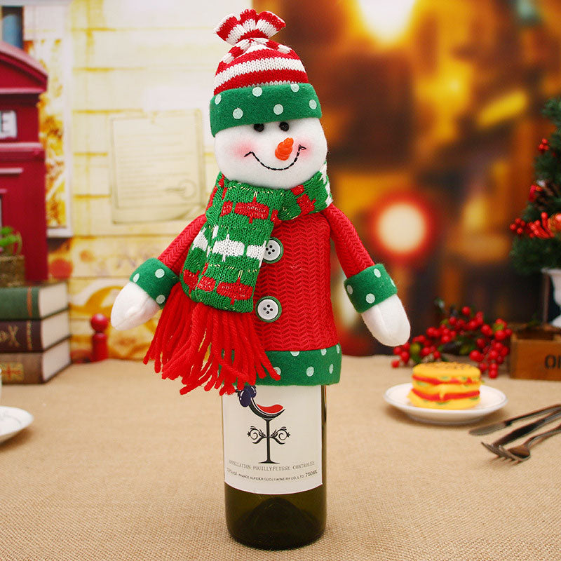 Christmas Decorations Wine Bottle Socks