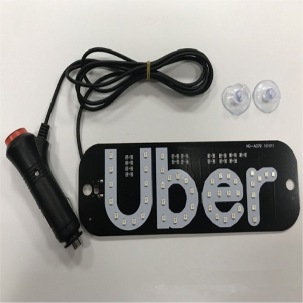 Car LED Indicator Light With  Cigarette Lighter Instrument Light Taxi Uber TAXI Empty Car