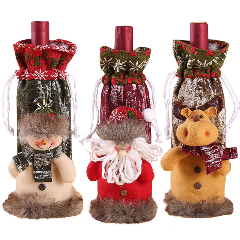 Christmas Decorations Wine Bottle Socks