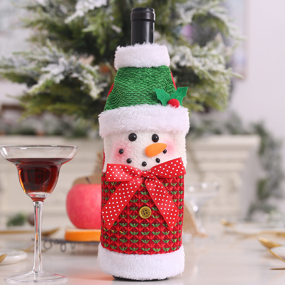 Christmas Decorations Wine Bottle Socks