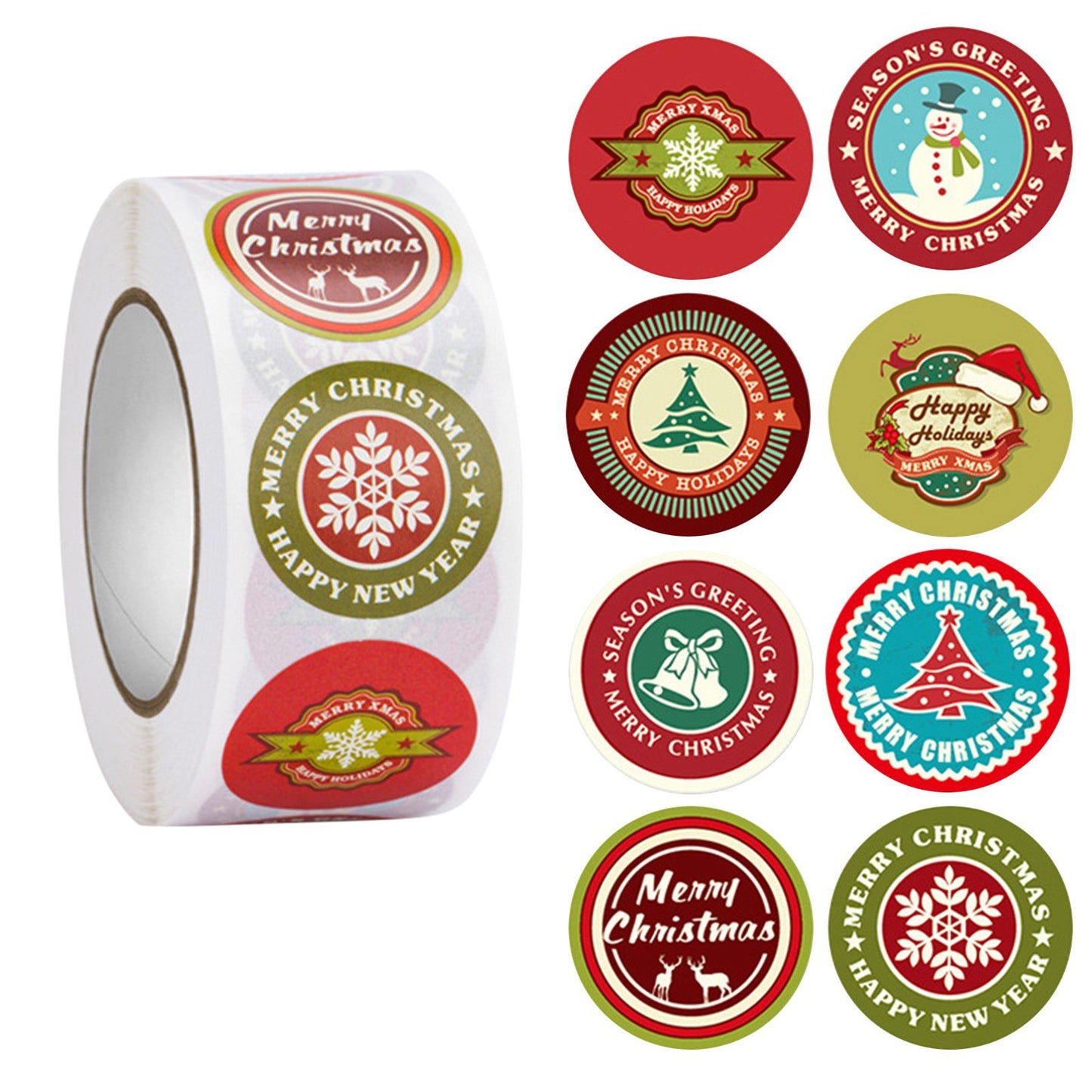 Christmas Decoration Gift Wrap Stickers