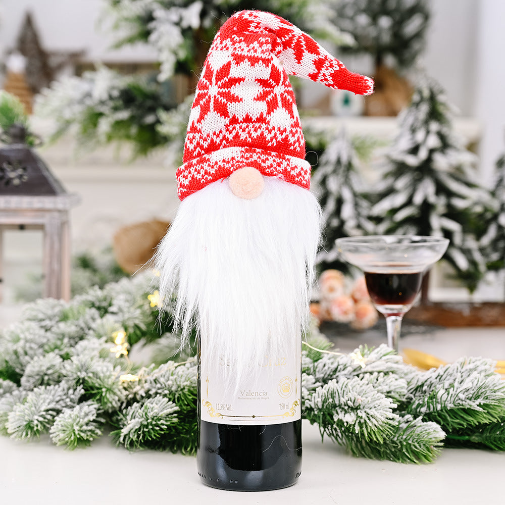 Christmas Decorations Wine Bottle Socks