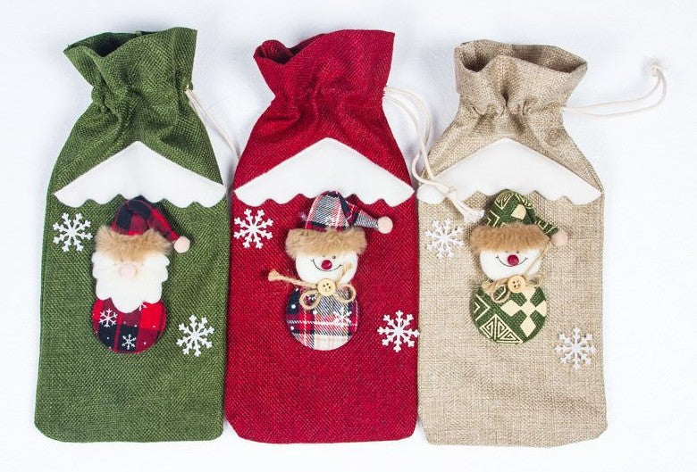 Christmas Decorations Wine Bottle Socks