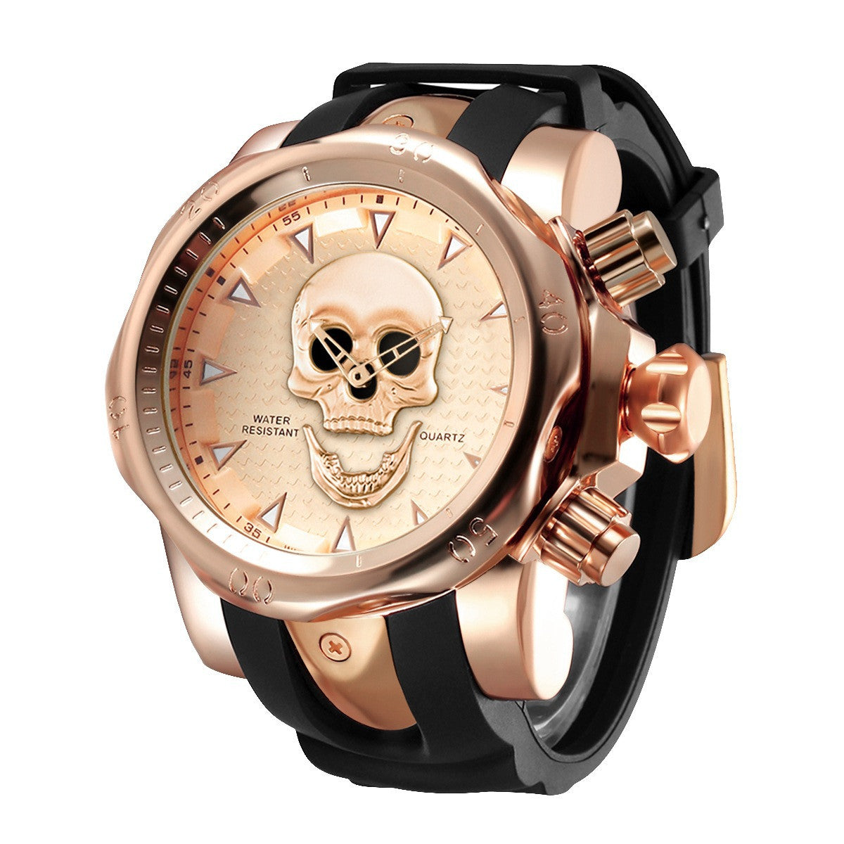 Men's Sports Fashion Skull Pattern Waterproof Watch