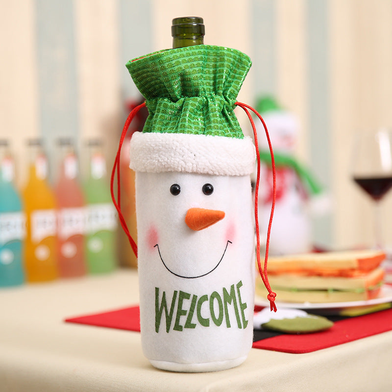 Christmas Decorations Wine Bottle Socks