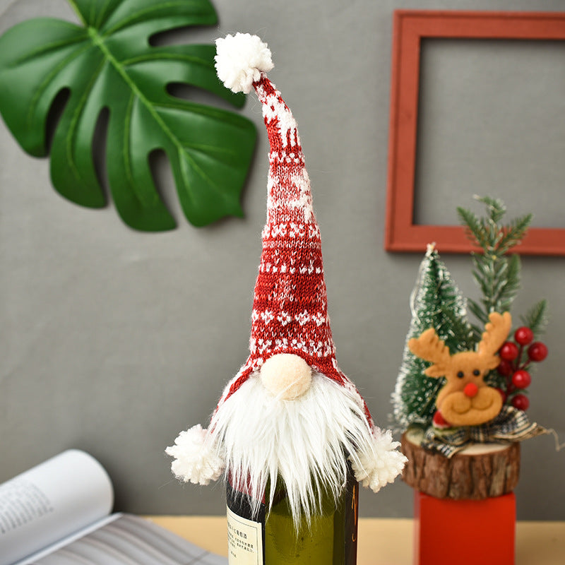 Christmas Decorations Wine Bottle Socks