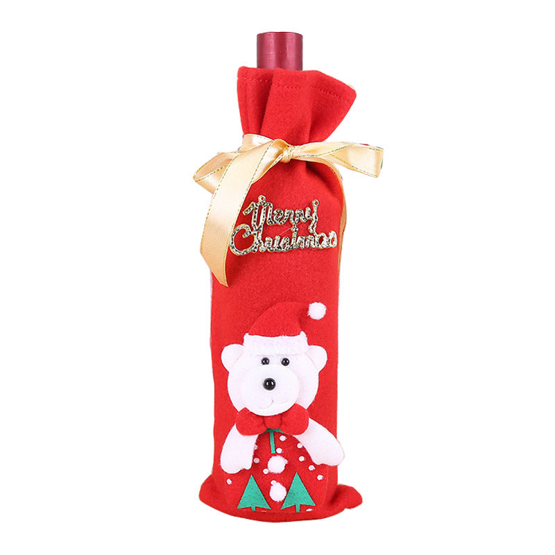 Christmas Decorations Wine Bottle Socks