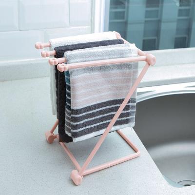 Foldable Dishcloth Shelf Kitchen Accessory