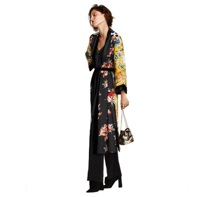 Kimono Cardigan Printed Floral Sexy Beachwear