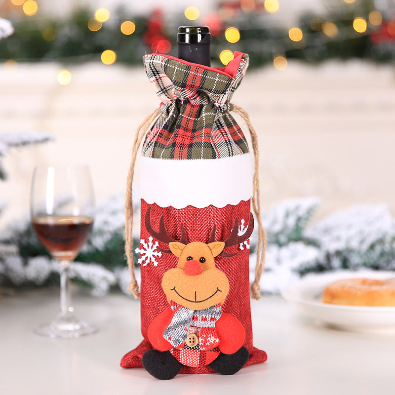 Christmas Decorations Wine Bottle Socks