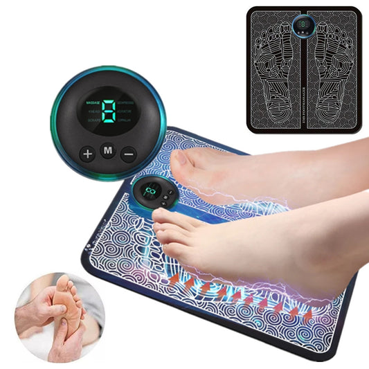 Ems Foot Massager Mat Tens Fisioterapia Electric Foot Cushion Blood Circulation Acupunctur Pad Foot Health Care Relaxation Pain