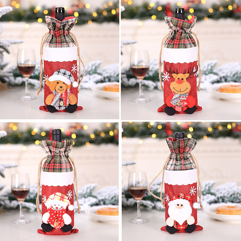 Christmas Decorations Wine Bottle Socks