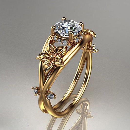 This is a Diamond Creative Flower  Ring