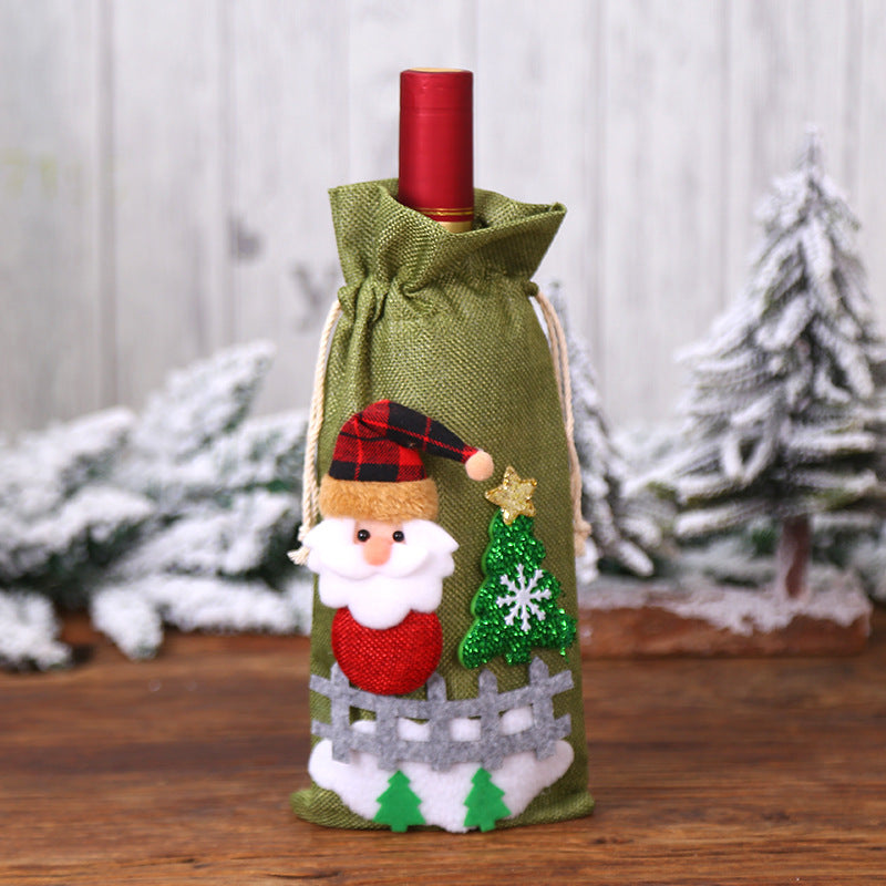 Christmas Decorations Wine Bottle Socks