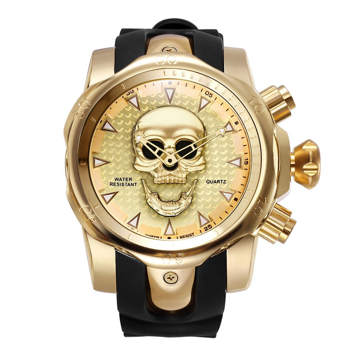 Men's Sports Fashion Skull Pattern Waterproof Watch