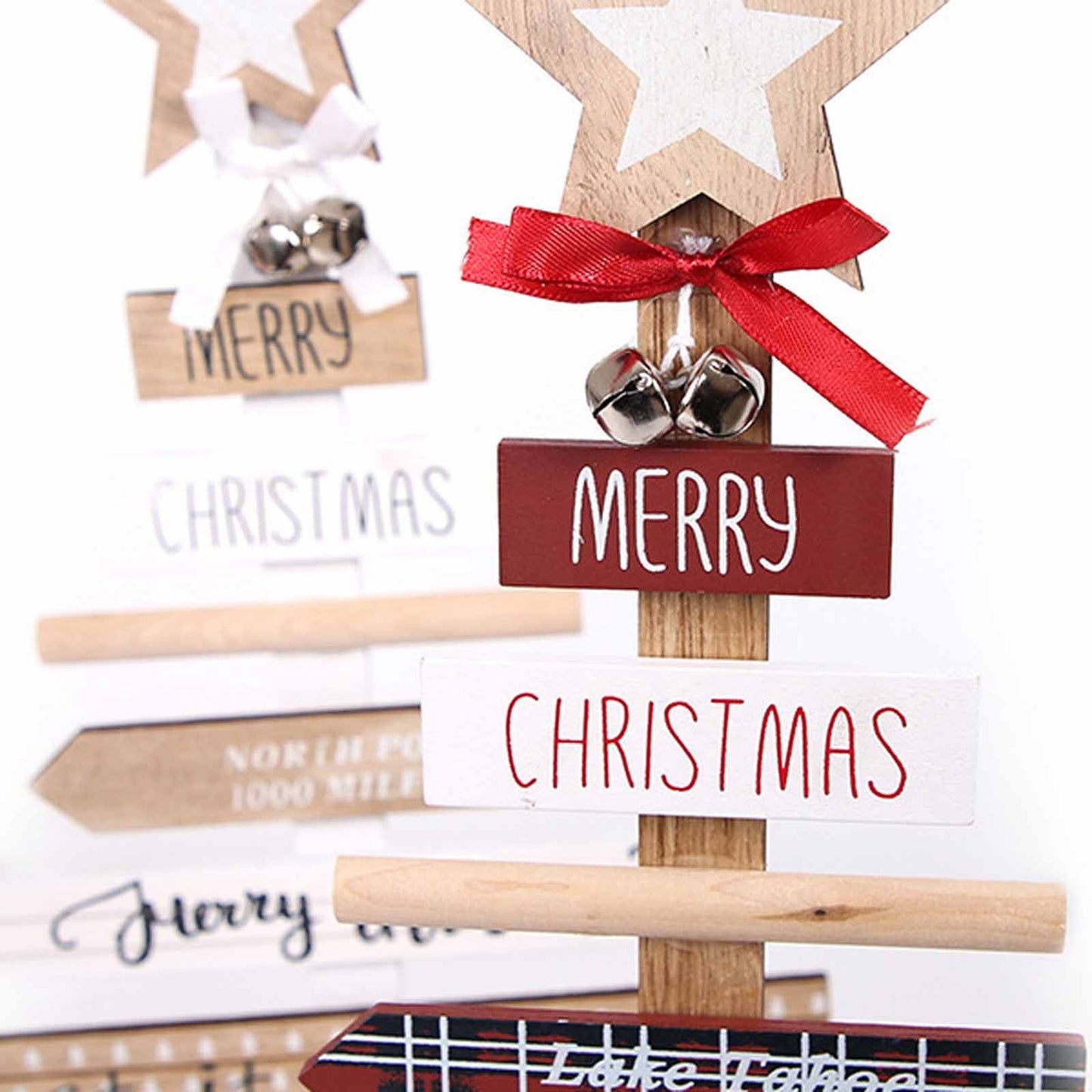 Christmas decorations with English letters