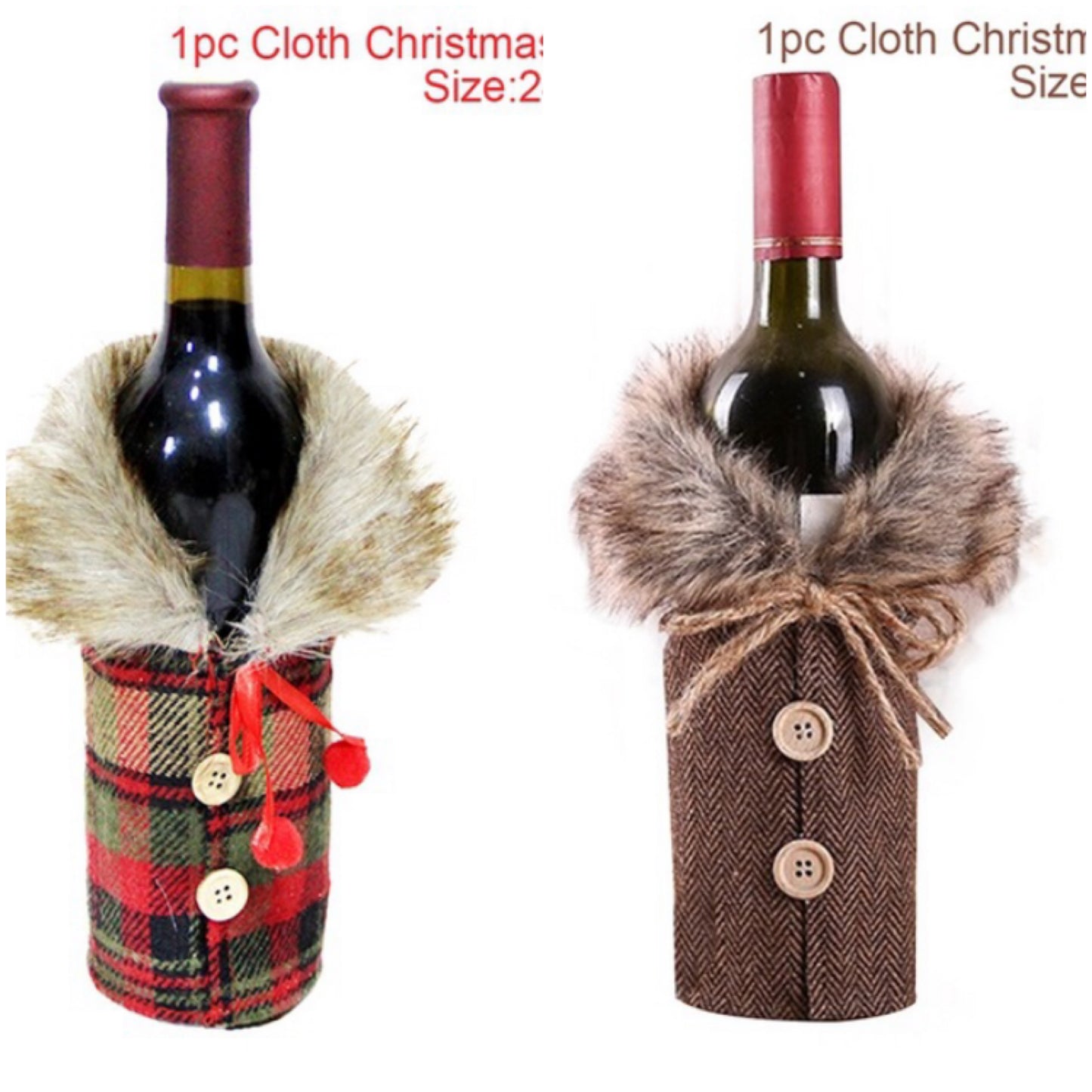 Christmas Decorations Wine Bottle Socks