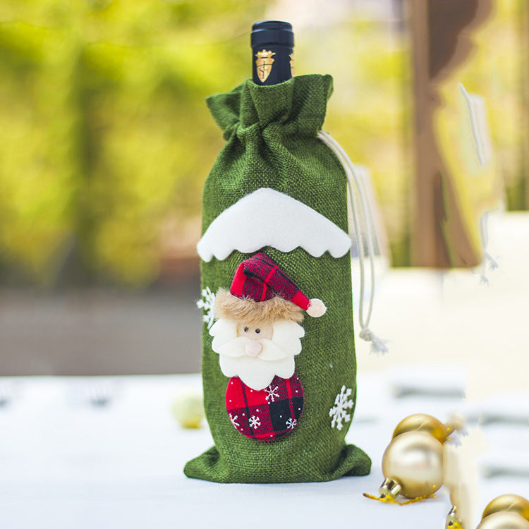 Christmas Decorations Wine Bottle Socks