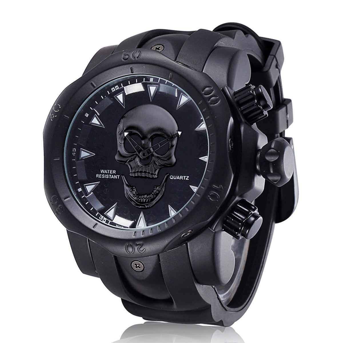 Men's Sports Fashion Skull Pattern Waterproof Watch