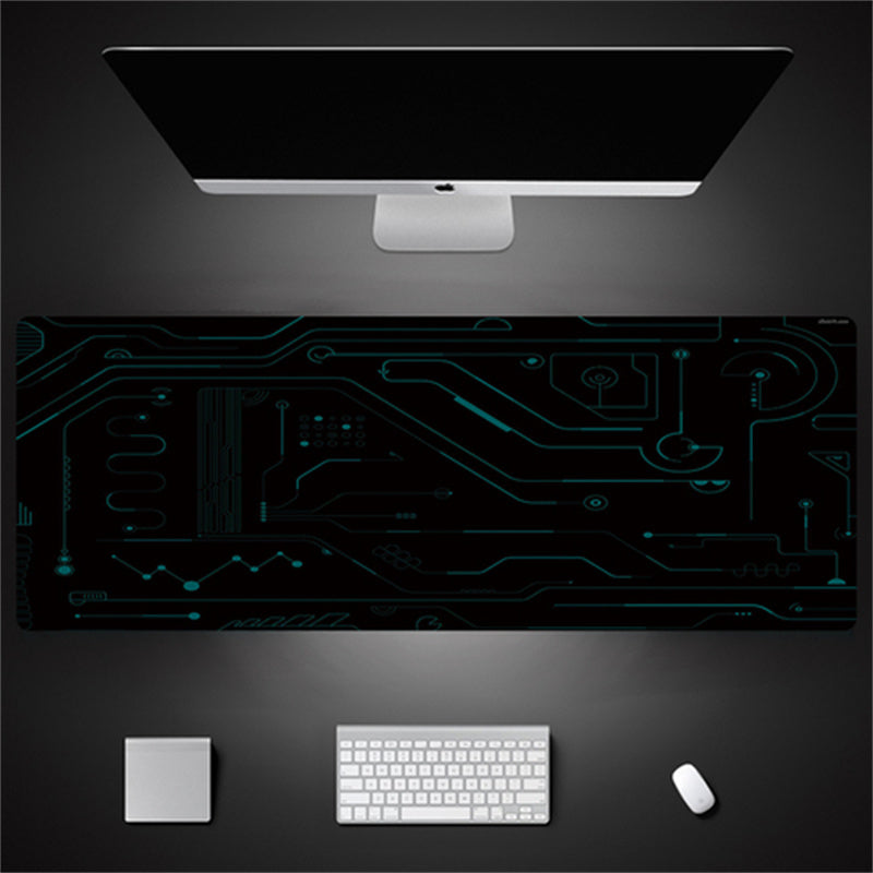 Industrial Style Tech Oversized Seam Keyboard Mouse Desk Pad