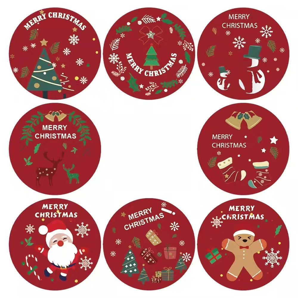 Christmas Decoration Gift Wrap Stickers