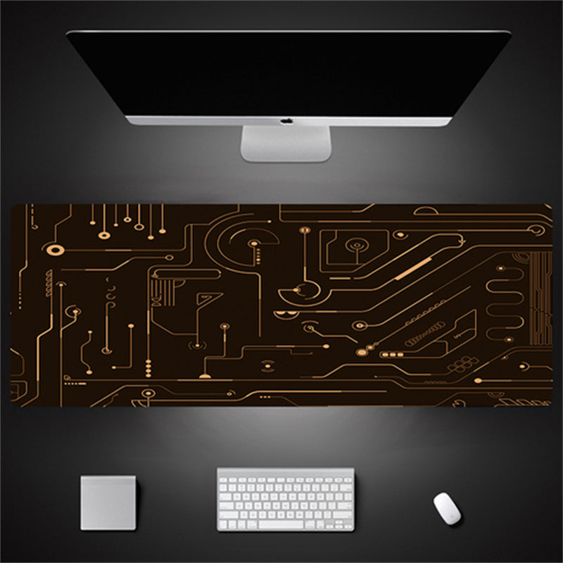 Industrial Style Tech Oversized Seam Keyboard Mouse Desk Pad