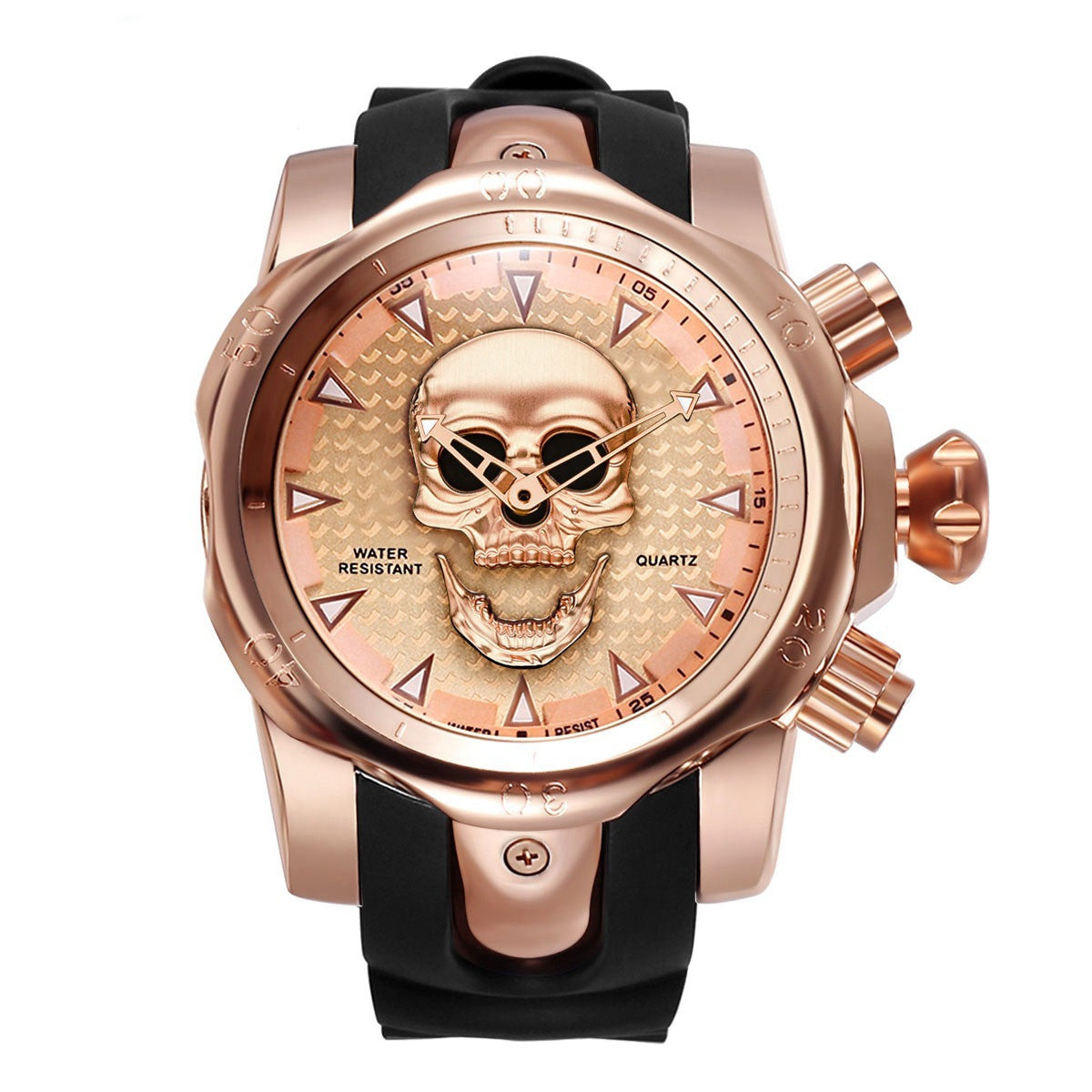 Men's Sports Fashion Skull Pattern Waterproof Watch